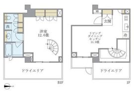 ブリリアイスト代々木上原 101 間取り図