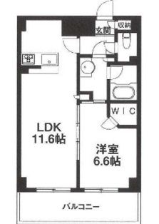 エスティメゾン大井仙台坂 1502 間取り図