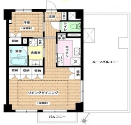 パークサイド六本木 5階 間取り図