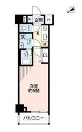 スカイコートパレス芝浦 203 間取り図