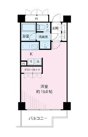 アドレスガーデン代官山 5階 間取り図