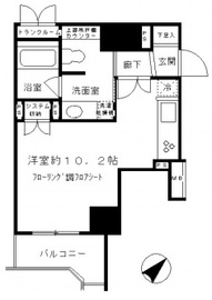 日本橋ヴォアール 8階 間取り図