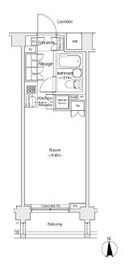 イプセ蒲田ウエスト 510 間取り図