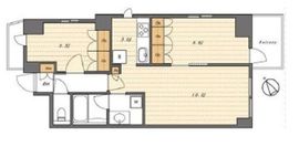 オープンレジデンシア六本木美術館前 3階 間取り図