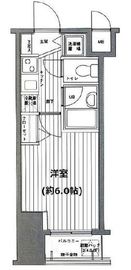 グランド・ガーラ麻布十番 8階 間取り図