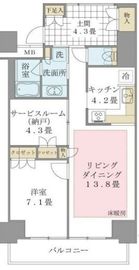 ブリリアイスト東雲キャナルコート 905 間取り図