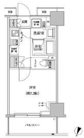 パークハビオ渋谷本町レジデンス 709 間取り図