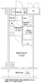 コンフォリア豊洲 420 間取り図