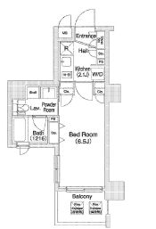 コンフォリア清澄白河トロワ 803 間取り図