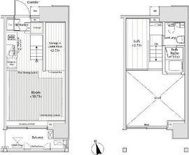 カスタリア中延 603 間取り図