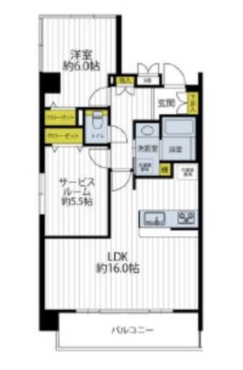 フィルモ南平台 4階 間取り図