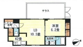 THEパームス代々木上原コスモテラス 1階 間取り図