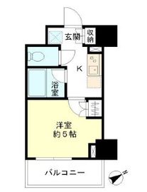 ブリリア日本橋茅場町 6階 間取り図