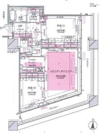 コンシェリア西新宿タワーズウエスト 34階 間取り図