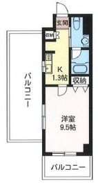 エスティメゾン三軒茶屋2 307 間取り図