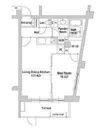 コンフォリア原宿 110 間取り図