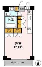 カスタリア目黒鷹番 405 間取り図