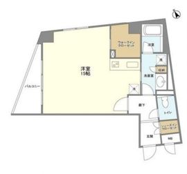 レジデンス白金高輪 203 間取り図