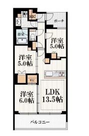 ミッドタウンコンド四谷 3階 間取り図