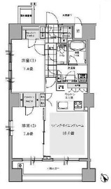 アピス西新宿三丁目 14階 間取り図