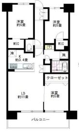 オークプレイス豊洲 2階 間取り図