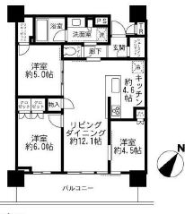 ブリリア有明シティタワー 32階 間取り図