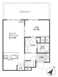 ブリリア有明シティタワー 20階 間取り図