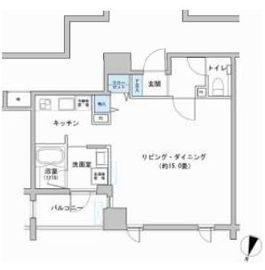 カッシア神田レジデンス 1006 間取り図