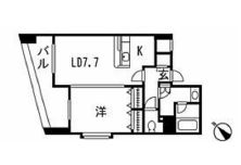 アーバネックス戸越銀座 809 間取り図