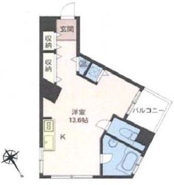 エスティメゾン麻布永坂 803 間取り図