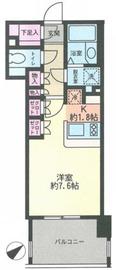 ライオンズシティ白金高輪 805 間取り図