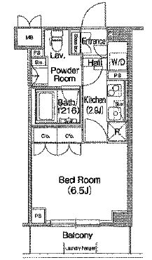 コンフォリア駒場 222 間取り図