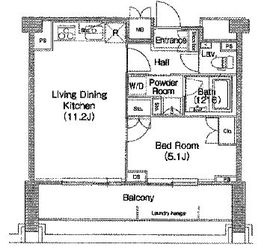 コンフォリア駒場 405 間取り図