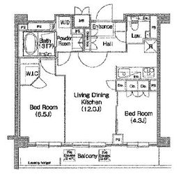 コンフォリア駒場 423 間取り図