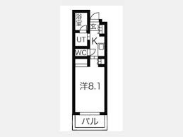 ガーデン東新宿 512 間取り図