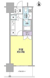 コンフォリア新宿御苑1 903 間取り図