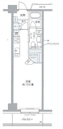 プライムアーバン豊洲 221 間取り図