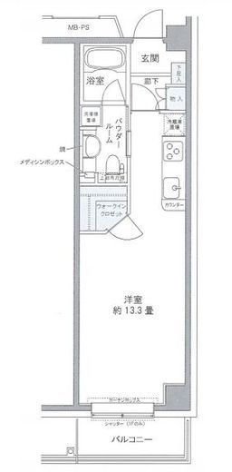 プライムアーバン豊洲 626 間取り図