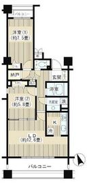 麻布市兵衛町ホームズ 12階 間取り図