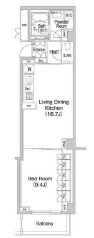 ブリリア代官山プレステージ 3階 間取り図