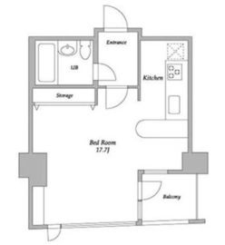 プライムスクエアシティ 613 間取り図