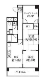 アーバンフラッツ芝浦 408 間取り図