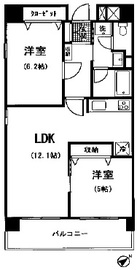 アーバンフラッツ芝浦 701 間取り図