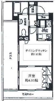 カスタリア戸越駅前 301 間取り図