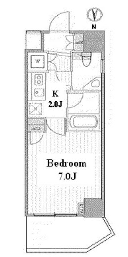 スペーシア池尻大橋 502 間取り図