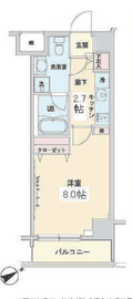 ベルティス渋谷 304 間取り図