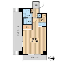 アーバネックス清澄白河 705 間取り図