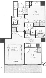 エアライズタワー 35階 間取り図