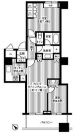 エアライズタワー 8階 間取り図