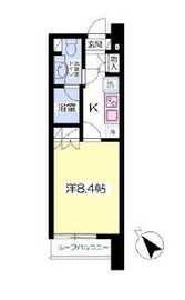 クインテット恵比寿 703 間取り図